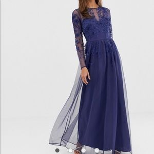 ASOS DESIGN long sleeve maxi dress NWT